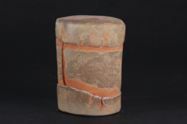 Richard Manz Sculptural Ceramic Vase with Earthen Colors Scandinavia Modern