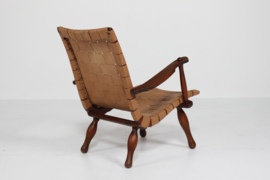 Original Swedish Easy Chair in Style of Karl Scröder, 1930s-1940s. Scandinavian Modern.