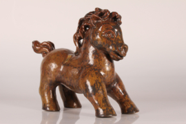 Huge L. Hjorth Horse Figurine by Gertrud Kudielka Danish Mid-century Ceramic.