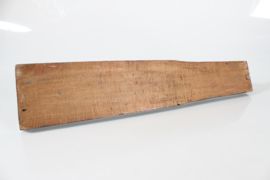 Antique Danish Mangle Board Wedding Love Gift. Painted Wood with Horse Handle, 1803. Length 61 cm.