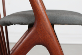 Danish Modern Pair of Teak Armchairs in the Style of Illum Wikkelsø Denmark. Vintage Furniture 1960.