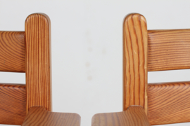 Børge Mogensen 2 Armchairs of Pine Model Asserbo No. 503 for Karl Andersson, Sweden 1970s. Scandinavian Modern