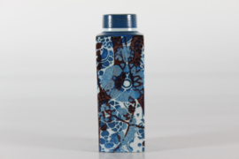 Johanne Gerber Vase by Royal Copenhagen Blue Floral Baca Danish Ceramic 1970s