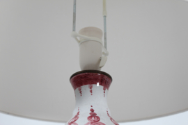 HUGE Bjørn Wiinblad Table Lamp, Hand-painted in 1978 with New Shade, Denmark