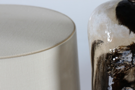 Danish Modern Tall Sculptural Ceramic Table Lamp by Jeppe Hagedorn-Olsen, 1960s Vintage Ceramic