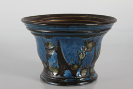 Herman A. Kähler Art Object,  Art Nouveau Ceramic Flowerpot Denmark Early 20th Century.