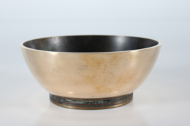 Danish Art Deco Bronze Bowl with Brown Patina in Axel Salto and Tinos Style,1950s