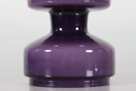 Hans-Agne Jakobsson Model B-124 Table Lamp of Purple Opaline Glass Mid-century Sweden 1960s