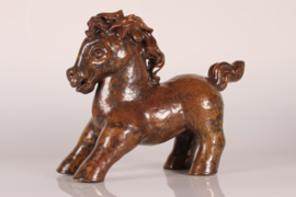 Huge L. Hjorth Horse Figurine by Gertrud Kudielka Danish Mid-century Ceramic.