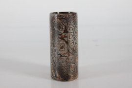 Nils Thorsson for Royal Copenhagen from the BACA Line,  Oval Faience Vase Danish Ceramic 1975-79
