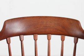 Danish Modern Pair of Teak Armchairs in the Style of Illum Wikkelsø Denmark. Vintage Furniture 1960.