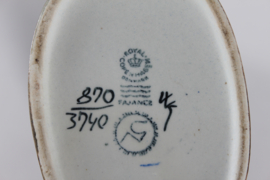 Nils Thorsson for Royal Copenhagen from the BACA Line,  Oval Faience Vase Danish Ceramic 1975-79