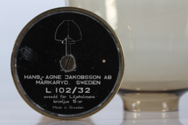 Hans Agne Jakobsson Hurricane Brass Candle Holder L102/32 Markaryd Sweden 1960s