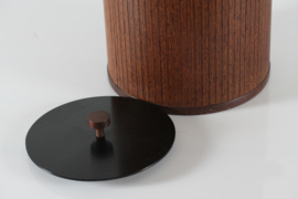 King Size Vintage Ice Bucket by Danish Theodor Skjøde Knudsen of Wengé. 1960s Mid-century Denmark.