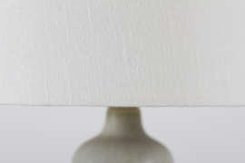 Danish Palshus Small Table/ Bed Side Lamp Grey Hare´s fur Glaze 1960s. Danish Modern Ceramics