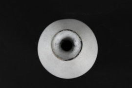 Nils Kähler Baluster Shaped Vase with Matte Ash Grey Glaze, HAK, Denmark, 1940s