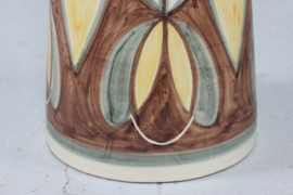 Huge Ceramic Floor Lamp by Rigmor Nielsen for Søholm Denmark 1950s Mid-Century Ceramic