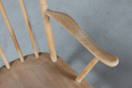 Børge Mogensen Style Pair of Windsor Armchairs of Beech Wood, Denmark 1970s. Danish Modern Furniture.
