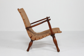 Original Swedish Easy Chair in Style of Karl Scröder, 1930s-1940s. Scandinavian Modern.