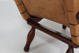 Original Swedish Easy Chair in Style of Karl Scröder, 1930s-1940s. Scandinavian Modern.