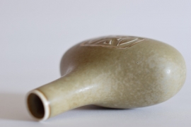 Gunnar Nylund for Rörstrand Sweden vase bottle shaped midcentury