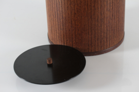 King Size Vintage Ice Bucket by Danish Theodor Skjøde Knudsen of Wengé. 1960s Mid-century Denmark.