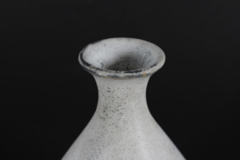 Nils Kähler Baluster Shaped Vase with Matte Ash Grey Glaze, HAK, Denmark, 1940s