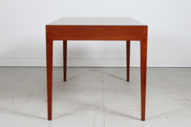 SOLD - Haslev Furniture Writing Desk of Teak with 4 Drawers by Severin Hansen Jr. Denmark Mid-century.