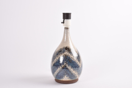 Marianne Starck for Michael Andersen & Søn Table Lamp Zig Zag Decor. Danish Modern Ceramic 1970s