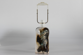 Danish Modern Sculptural Ceramic Table Lamp by Jeppe Hagedorn-Olsen, 1960s Mid-century Lightning