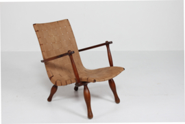 Original Swedish Easy Chair in Style of Karl Scröder, 1930s-1940s. Scandinavian Modern.
