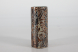 Nils Thorsson for Royal Copenhagen from the BACA Line,  Oval Faience Vase Danish Ceramic 1975-79