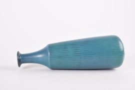 Gunnar Nylund for Nymølle Tall Vase Turquoise Blue, Scandinavian Modern 1960s