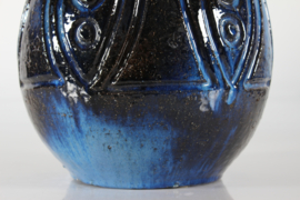 King Size Unica Floor Vase by Danish Sejer Ceramic Studio Pottery Denmark, 1970s. Mid-century Ceramics.