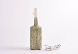 Danish Palshus Table Lamp Dusted Green with Shade, Design Per Linnemann-Schmidt, Model DL 30, Modern Ceramic 1960s