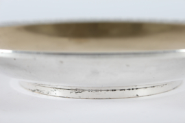 Danish Art Deco Just Andersen Decorative Bronze Bowl with Silver and Gold Plating 1930s