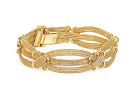 Goud vergulde armband