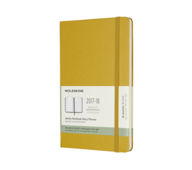 Moleskine 18 Months Weekly Notebook Maple Yellow