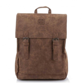 Leather Backpack Camel 