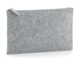 Felt Accessory Pouch - Grey Melange (one size)