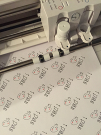 Printbaar Wit Stickerpapier / 10x A4