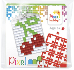 Pixel sleutelhanger - Kersen
