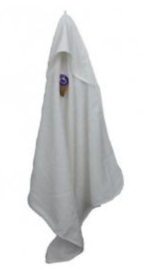 Baby Hooded Towel / White-White