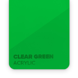 Acrylic Clear Green 3mm
