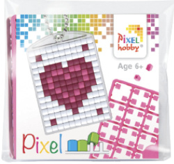 Pixel sleutelhanger - Hart In Hart