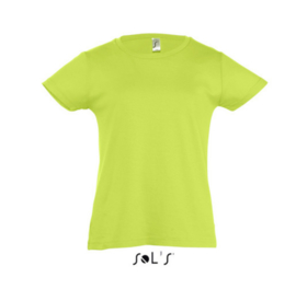 Girls T-shirt - Apple Green
