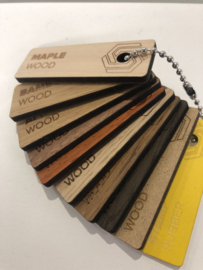 Stalenwaaier "Flux materials " - Wood & Stamp Rubber