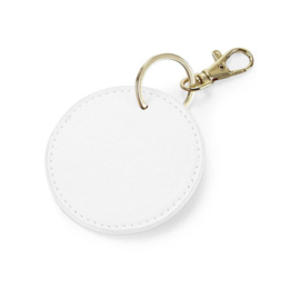 Boutique Circular Key Clip - White