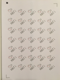 Printbaar Wit Stickerpapier / 10x A4