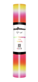 Rainbow Stripes Heat Transfer Vinyl 1,5m - Sunrise Teckwrapcraft *NEW*
